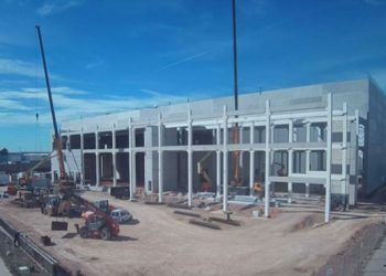 AZA Logistics avanza en la construcción del nuevo centro logístico en Sagunto