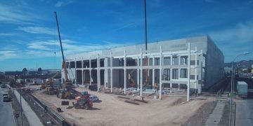 AZA Logistics avanza en la construcción del nuevo centro logístico en Sagunto
