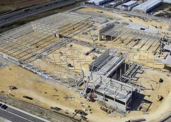 Construcción de la plataforma logística de Lidl en Nanclares de la Oca (Álava) / Fotografía: Lidl