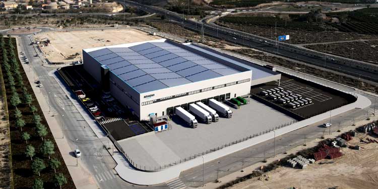 Nuevo centro logístico de Amazon en Alicante