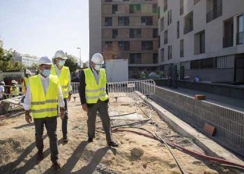El Ayto. de Madrid inicia las obras de tres promociones de vivienda pública en el Ensanche de Vallecas