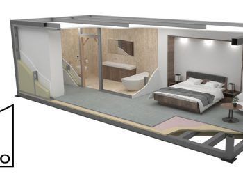 Nevo presenta una novedosa habitación industrializada de gran formato
