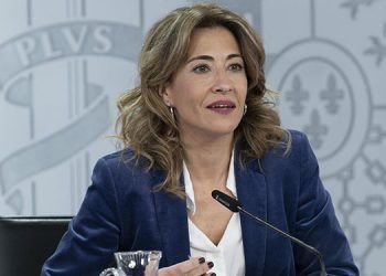 La ministra de Transportes, Movilidad y Agenda Urbana, Raquel Sánchez, comparece ante los medios de comunicación, en la rueda de prensa posterior al Consejo de Ministros.
