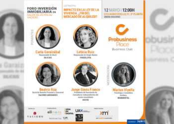 El próximo viernes día 12 de mayo, el Club de Negocios ProBusiness Place celebrará el Foro de Inversión Inmobilaria sobre la nueva Ley de Vivienda