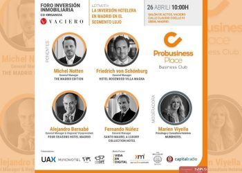 El Foro de Inversión Inmobiliaria se centra en la inversión hotelera en el segmento de lujo