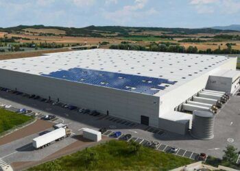 P3 finaliza la estructura de su nueva plataforma logística en Álava de unos 43.000 metros cuadrados